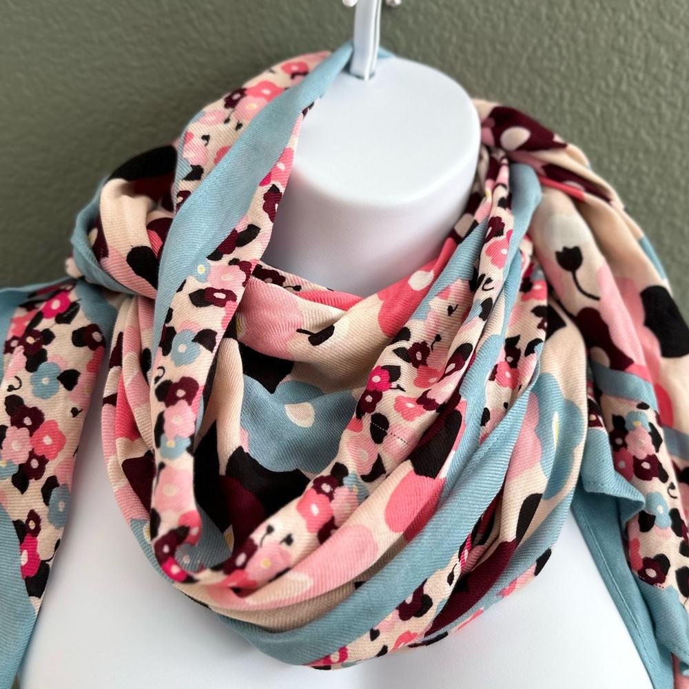 Kate spade scarf cotton poly blend
